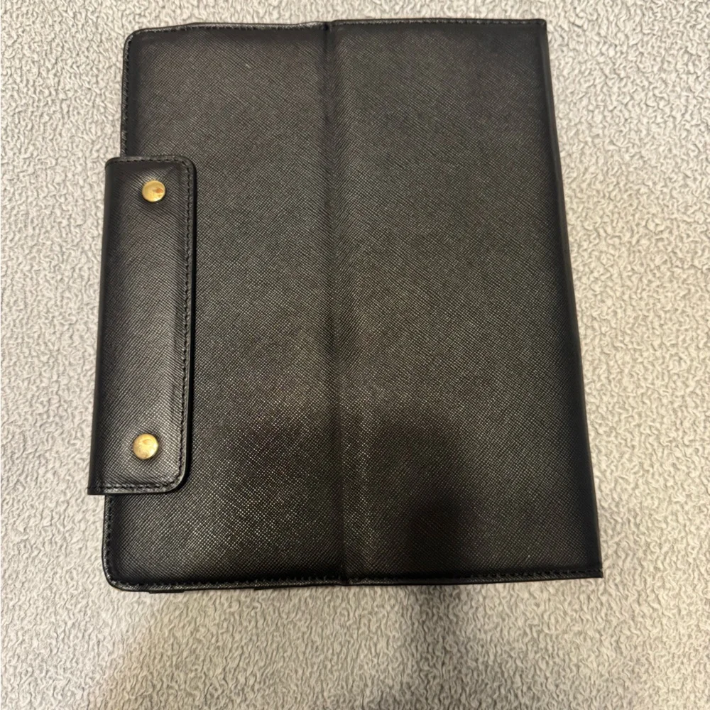 Tory Burch Black and Gold iPad Case